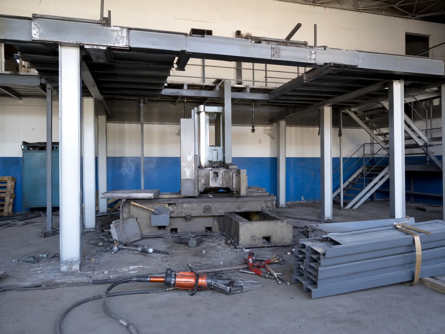 Kontrollü metal konstrüksiyon ve makine söküm alanı